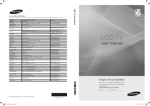 Manual Samsung LE55C650L1W Televisor LCD