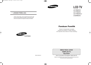 Panduan Samsung LS17M24CU Televisi LCD