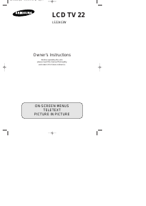 Handleiding Samsung LS22A13W LCD televisie