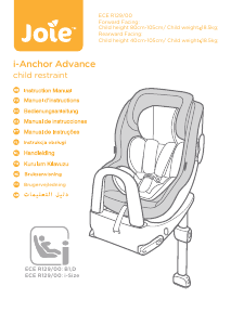Handleiding Joie i-Anchor Advance Autostoeltje
