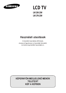 Használati útmutató Samsung LW17N13W LCD-televízió