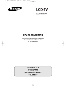 Bruksanvisning Samsung LW17N23N LCD TV