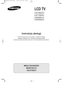 Instrukcja Samsung LW20M21C Telewizor LCD