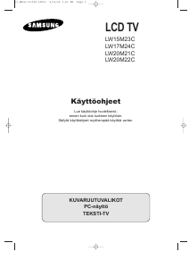Käyttöohje Samsung LW20M21C Nestekidetelevisio