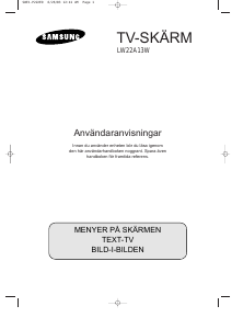 Bruksanvisning Samsung LW22A13W LCD TV