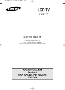 Käyttöohje Samsung LW32A33W Nestekidetelevisio