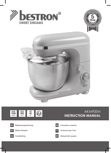 Manual Bestron AKM900M Stand Mixer