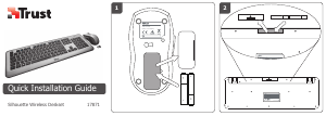 Handleiding Trust 17871 Silhouette Wireless Toetsenbord