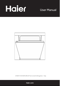 Manual Haier XI 6C3D0FB Dishwasher
