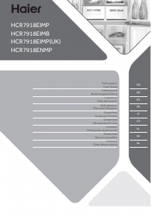 Manual de uso Haier HCR7918EIMP Frigorífico combinado