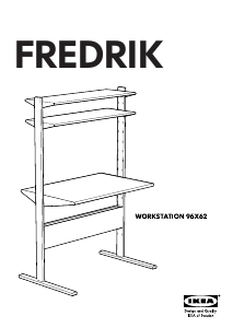 Handleiding IKEA FREDRIK (92x62) Bureau