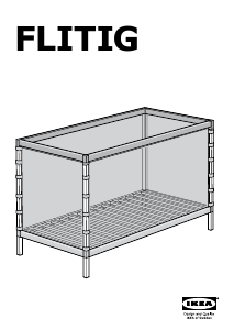 Manual IKEA FLITIG Pătuţ