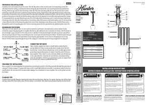 Handleiding Hunter 19569 Maple Lamp