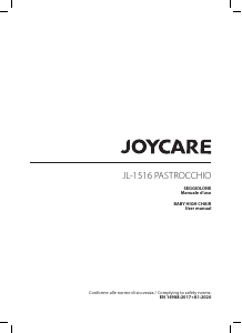 Manuale Joycare JC-1516 Pastrocchio Seggiolone