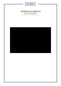 Handleiding Kernau KIH 7534-5B BL Kookplaat