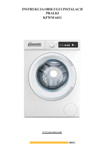 Manual Kernau KFWM 6411 R Washing Machine