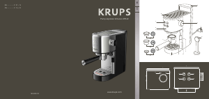 Handleiding Krups XP442C40 Virtuoso Espresso-apparaat
