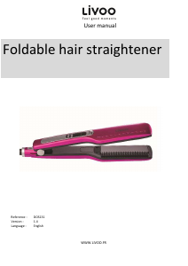 Manual Livoo DOS131 Hair Straightener