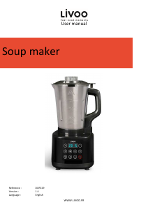 Manual Livoo DOP229 Soup Maker