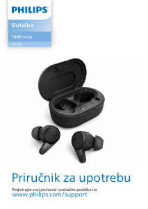 Priručnik Philips TAT1207BK Slušalica