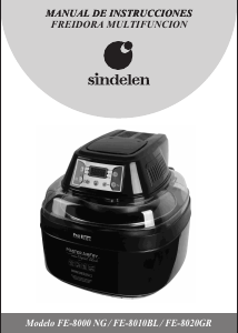 Manual de uso Sindelen FR-8010BL Freidora