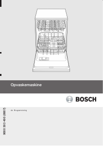 Brugsanvisning Bosch SGU54E08SK Opvaskemaskine