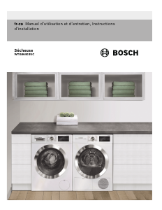 Mode d’emploi Bosch WTG86403UC Sèche-linge
