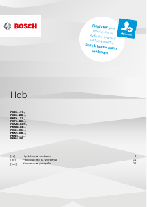 Priručnik Bosch PKE645BB2E Ploča za kuhanje