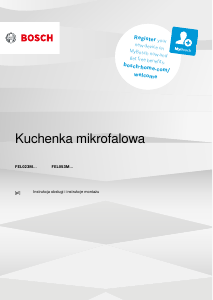 Instrukcja Bosch FEL023MS2B Kuchenka mikrofalowa