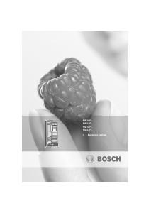 Kullanım kılavuzu Bosch FIN24P30 Buzdolabı
