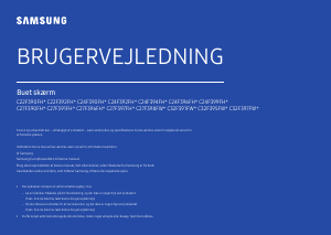 Brugsanvisning Samsung C32F391FWU LED-skærm