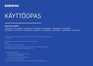 Käyttöohje Samsung C32F391FWU LED-näyttö