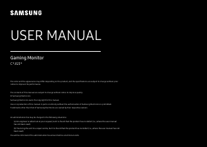 Manual Samsung C32JG53FDU LED Monitor