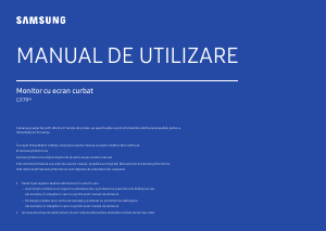 Manual Samsung C34F791WQU Monitor LED