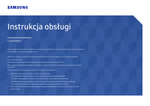 Instrukcja Samsung C34H890WJU Monitor LED