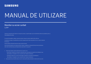 Manual Samsung C34J791WTU Monitor LED