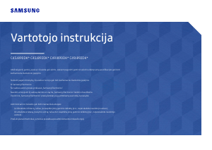 Vadovas Samsung C43J890DKU LED monitorius