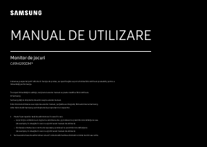 Manual Samsung C49HG90DMU Monitor LED