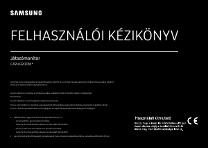 Használati útmutató Samsung C49HG90DMU LED-es monitor