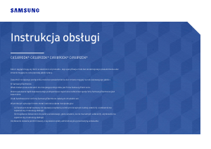 Instrukcja Samsung C49J890DKU Monitor LED