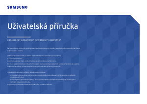 Manuál Samsung C49J890DKU LED monitor