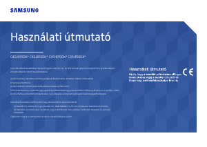 Használati útmutató Samsung C49J890DKU LED-es monitor