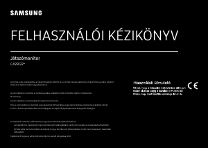 Használati útmutató Samsung C49RG90SSU LED-es monitor