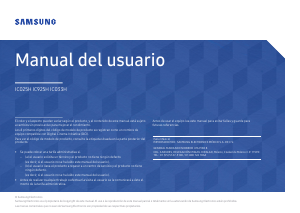 Manual de uso Samsung IC025H Monitor de LED