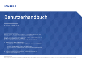 Bedienungsanleitung Samsung IC033H LED monitor
