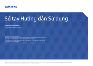 Hướng dẫn sử dụng Samsung IC925H Màn hình LED