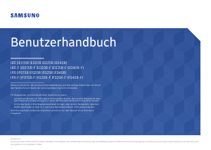 Bedienungsanleitung Samsung IE015R LED monitor