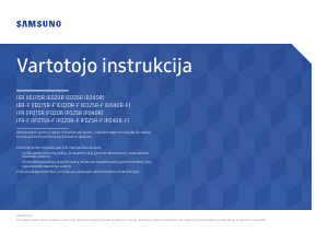 Vadovas Samsung IF015R LED monitorius