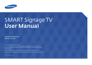 Handleiding Samsung RM48D LED monitor