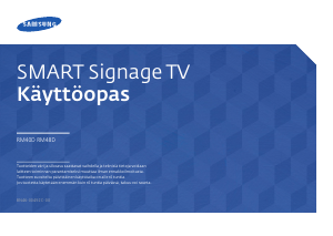 Käyttöohje Samsung RM48D LED-näyttö